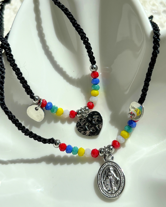 Pulsera Virgen Corazon